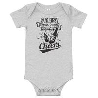 Cheers! Baby short sleeve one piece