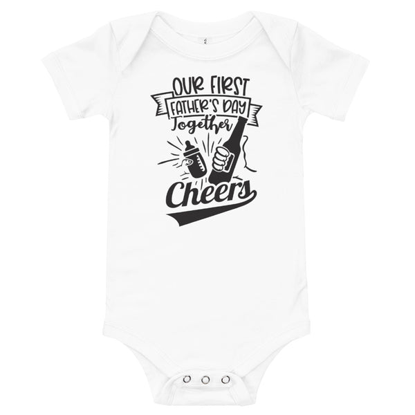 Cheers! Baby short sleeve one piece