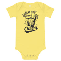 Cheers! Baby short sleeve one piece