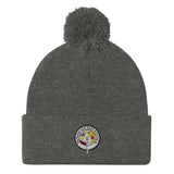 STK Colorful Logo Pom-Pom Beanie