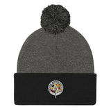 STK Colorful Logo Pom-Pom Beanie