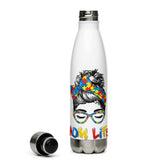 Autism Mom Life Stainless Steel Water Bottle