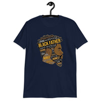 Black Father Word Cloud Short-Sleeve Unisex T-Shirt