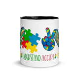 Autism Awareness Mug with Color Inside