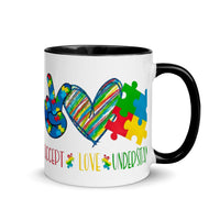 Autism Awareness Mug with Color Inside