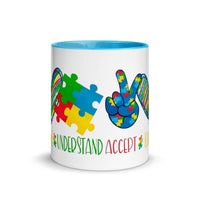 Autism Awareness Mug with Color Inside