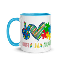 Autism Awareness Mug with Color Inside