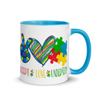 Autism Awareness Mug with Color Inside