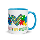 Autism Awareness Mug with Color Inside