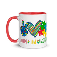 Autism Awareness Mug with Color Inside