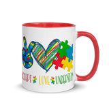 Autism Awareness Mug with Color Inside