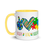 Autism Awareness Mug with Color Inside