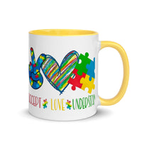 Autism Awareness Mug with Color Inside