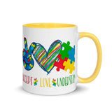 Autism Awareness Mug with Color Inside