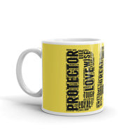 DAD Word CloudWhite glossy mug
